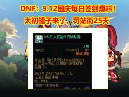 dnf每日签到礼盒(dnf每日签到史诗设计图)