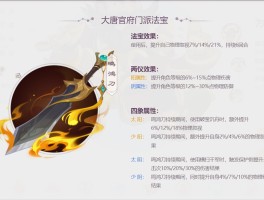 梦幻西游手游法宝(梦幻西游手游法宝逆转满属性)